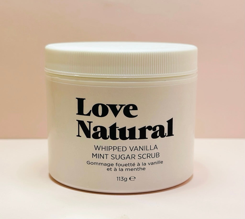 Whipped Vanilla Mint Sugar Scrub (4oz)