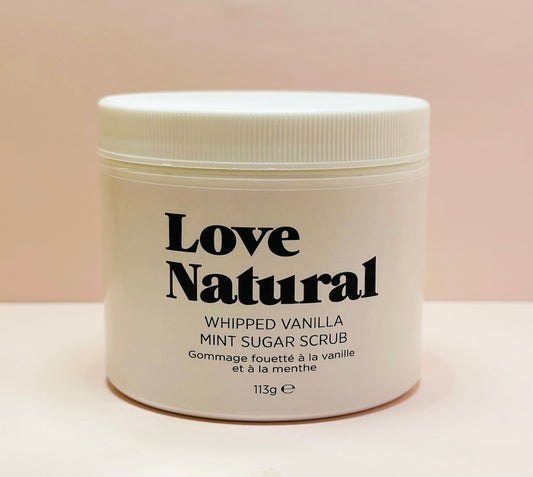 Whipped Vanilla Mint Sugar Scrub (4oz)