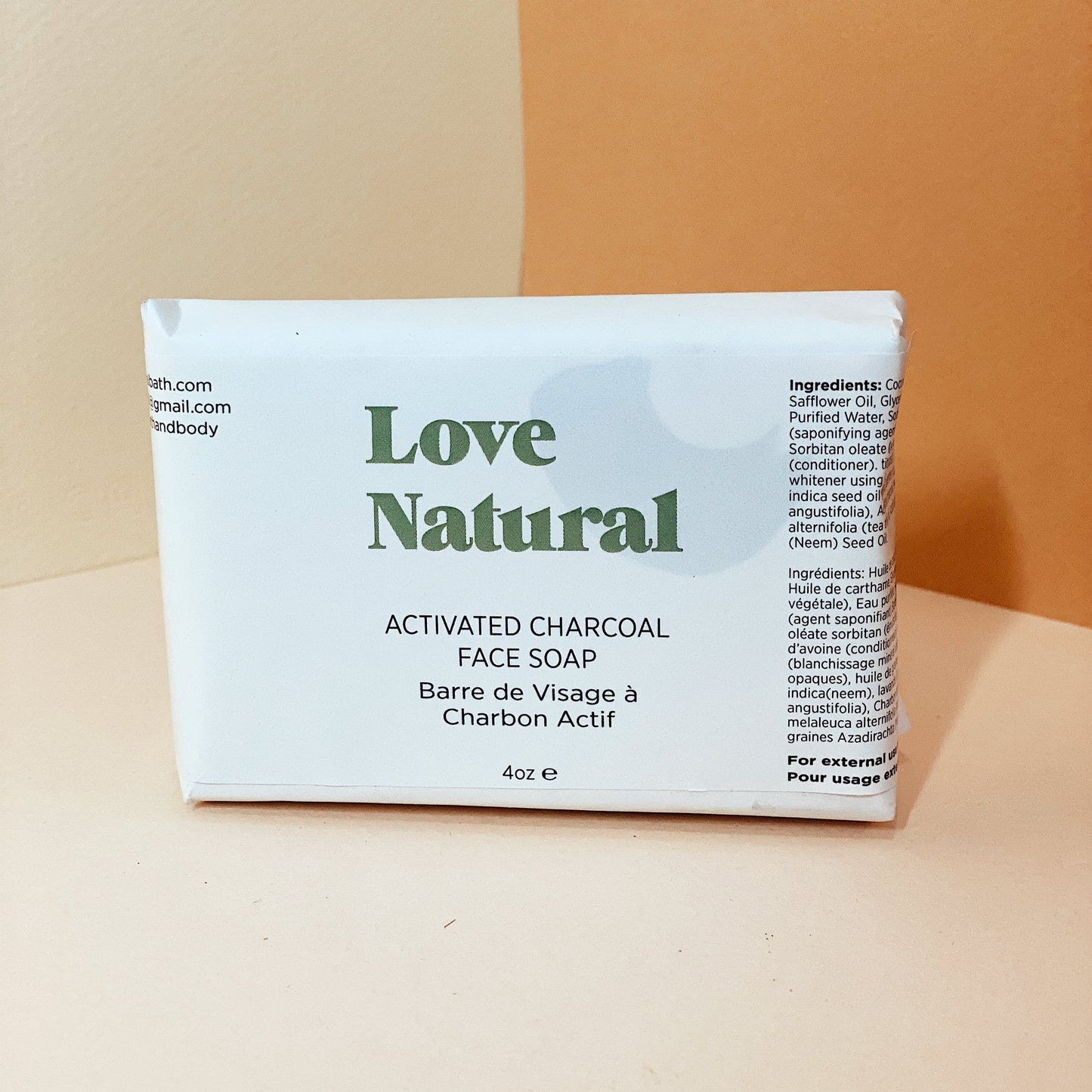 Activated Charcoal Face Soap (4oz)